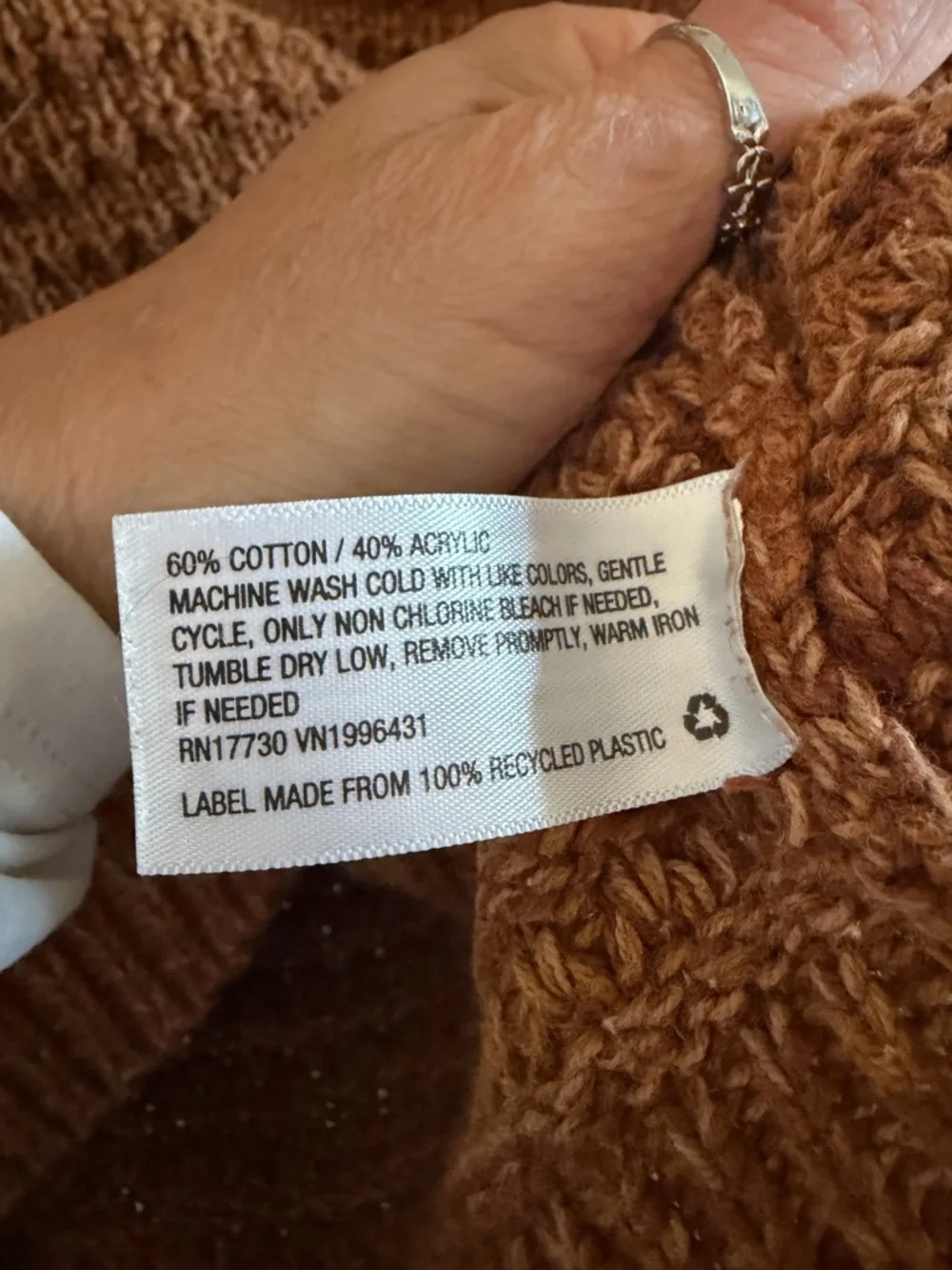 Universal Thread Chunky Crewneck Sweater - Camel Brown - Picture 9 of 9